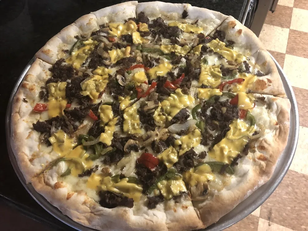 Our Cheese Steak Pizza
